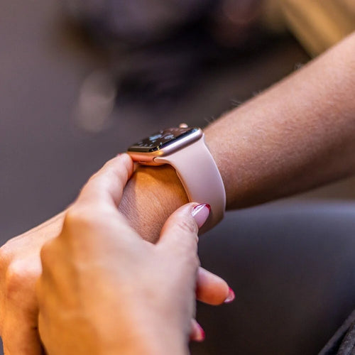 Bracelet Apple Watch silicone (rose sable)