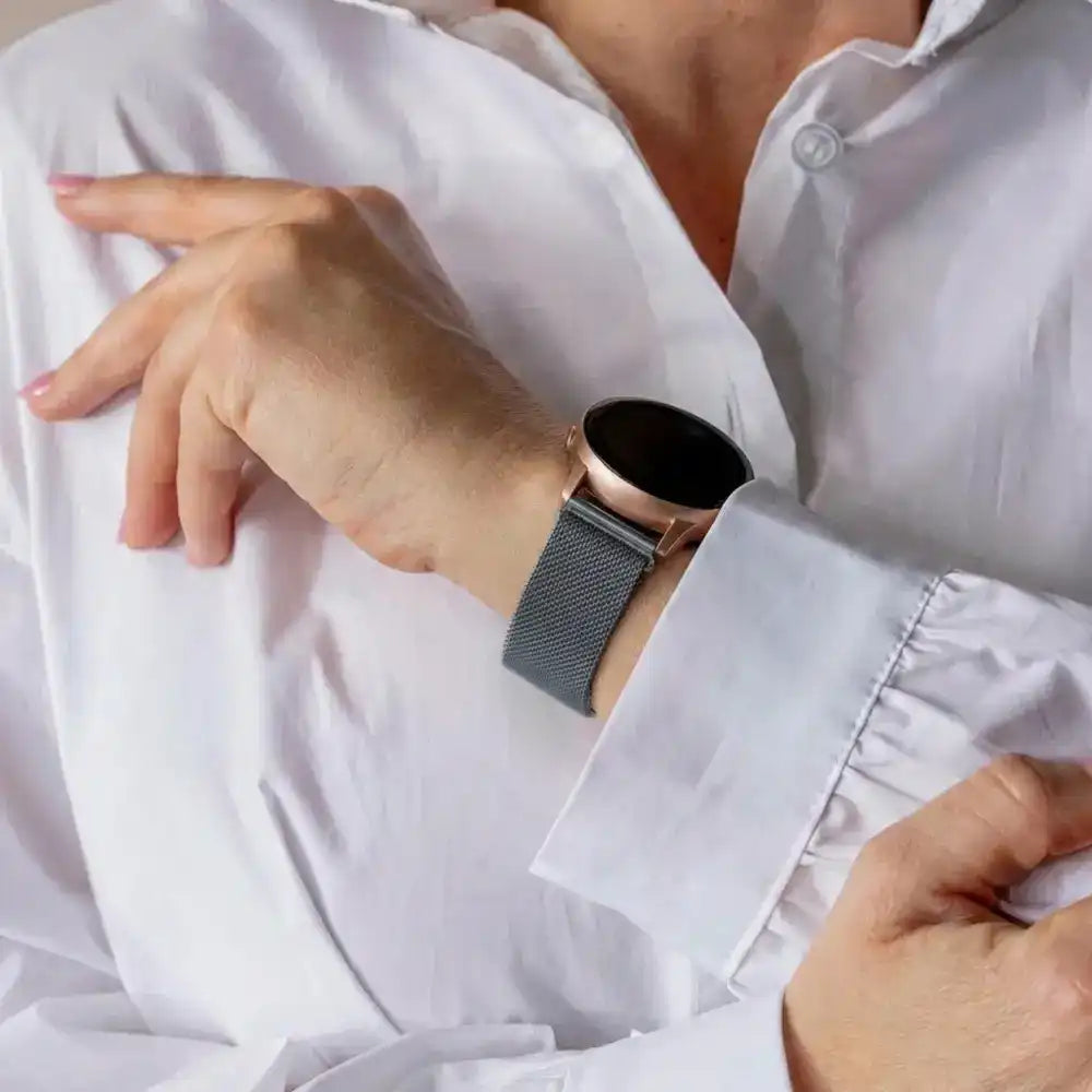 Bracelet milanais Garmin Venu 3s (gris sidéral)