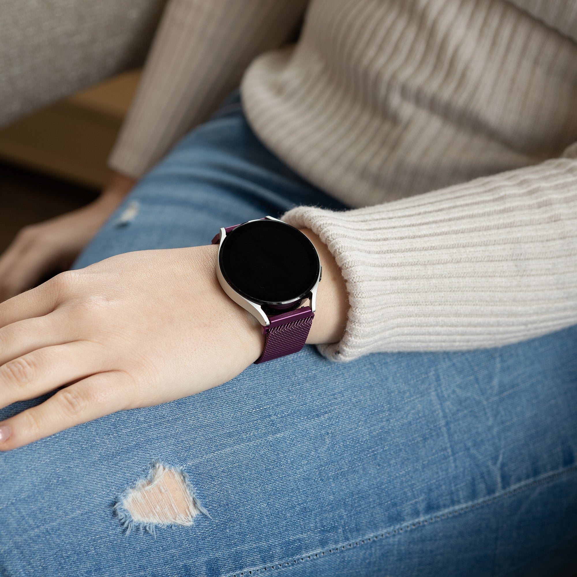 Bracelet Milanais Samsung Galaxy Watch 5 - 44mm (violet)
