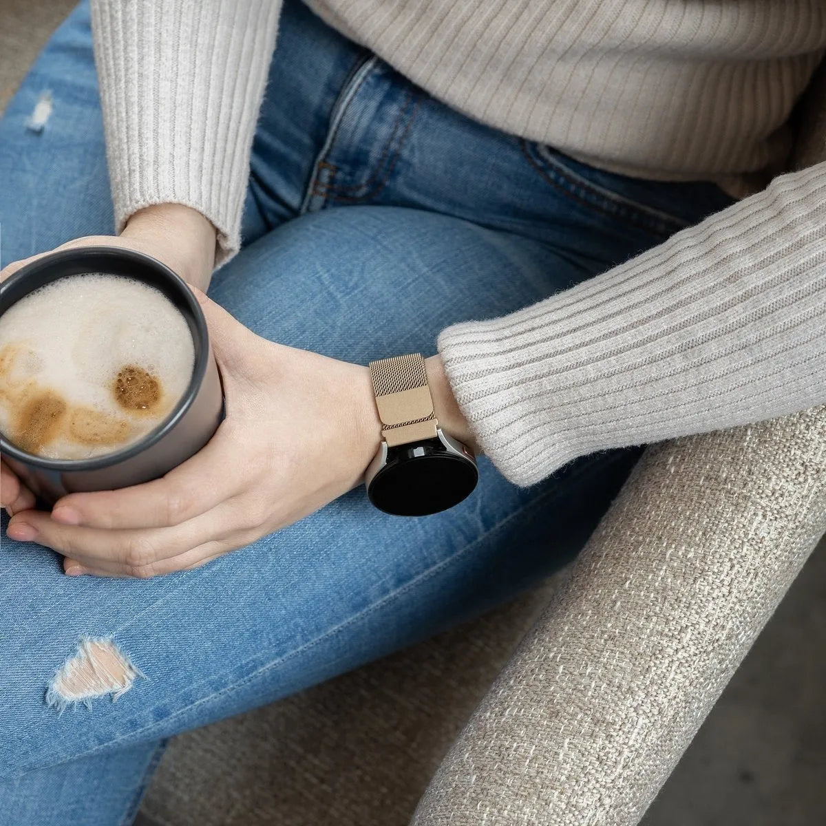 Bracelet Milanais Amazfit GTS 3 (champagne)