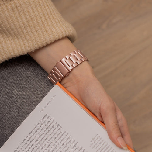 Bracelet acier Garmin Vivomove sport (rose)