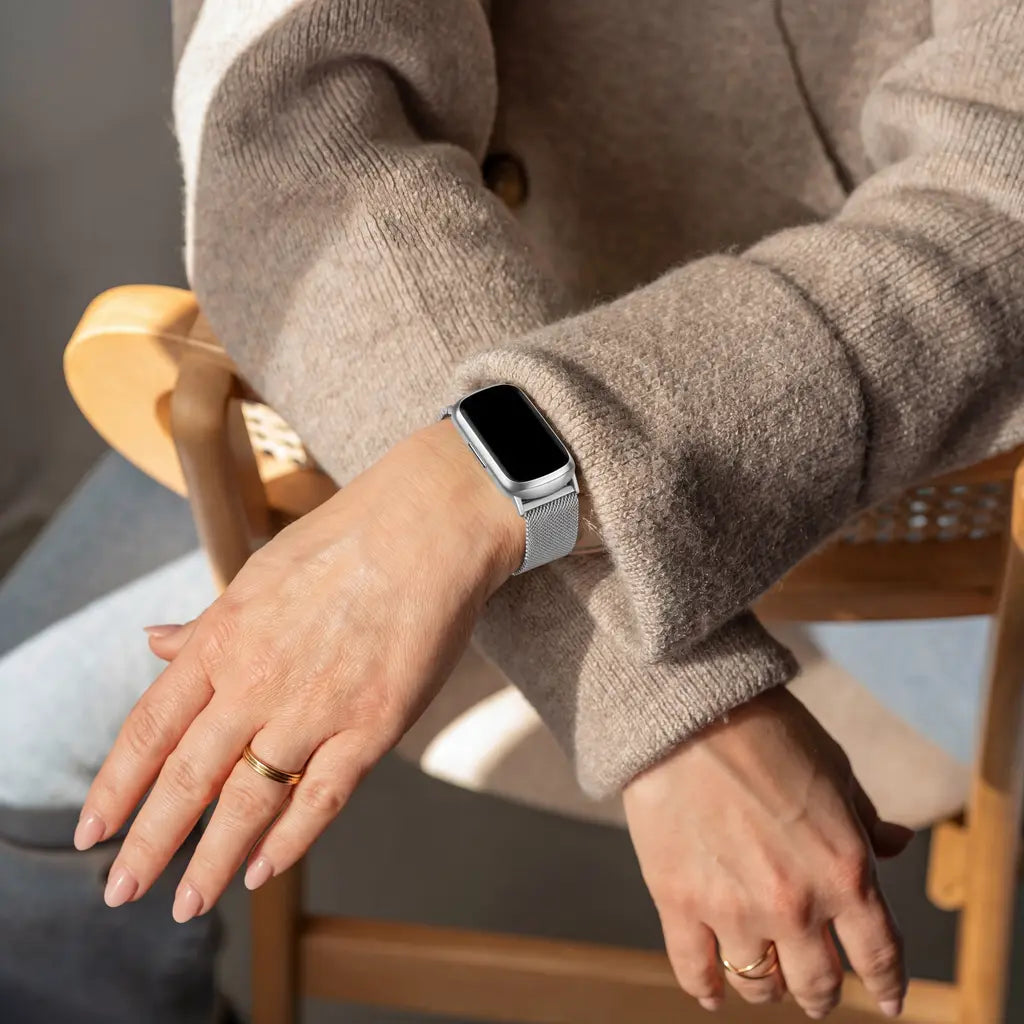 Fitbit Luxe Milanese band (zilver)