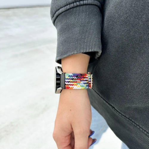 Bracelet tressé réglable Amazfit Bip U (Pro) (arc-en-ciel)
