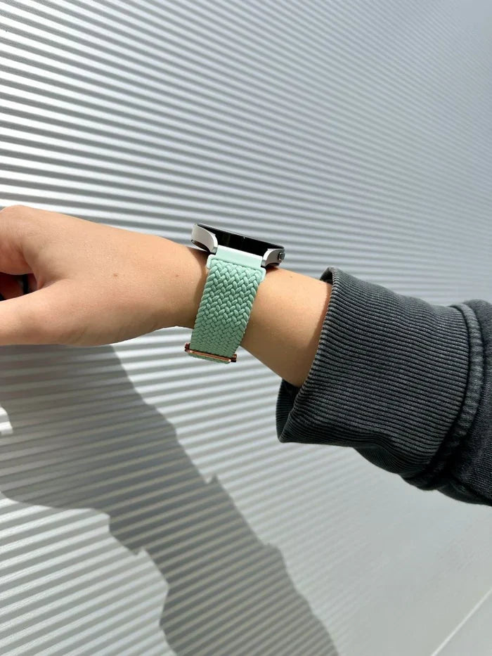 Bracelet tressé réglable Coros Pace 2 (turquoise)