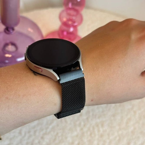 Bracelet milanais xoxo Wildhearts Samsung Galaxy Watch Active (noir)