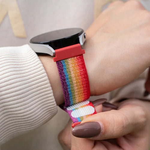Bracelet nylon Amazfit GTS 4 (arc-en-ciel)