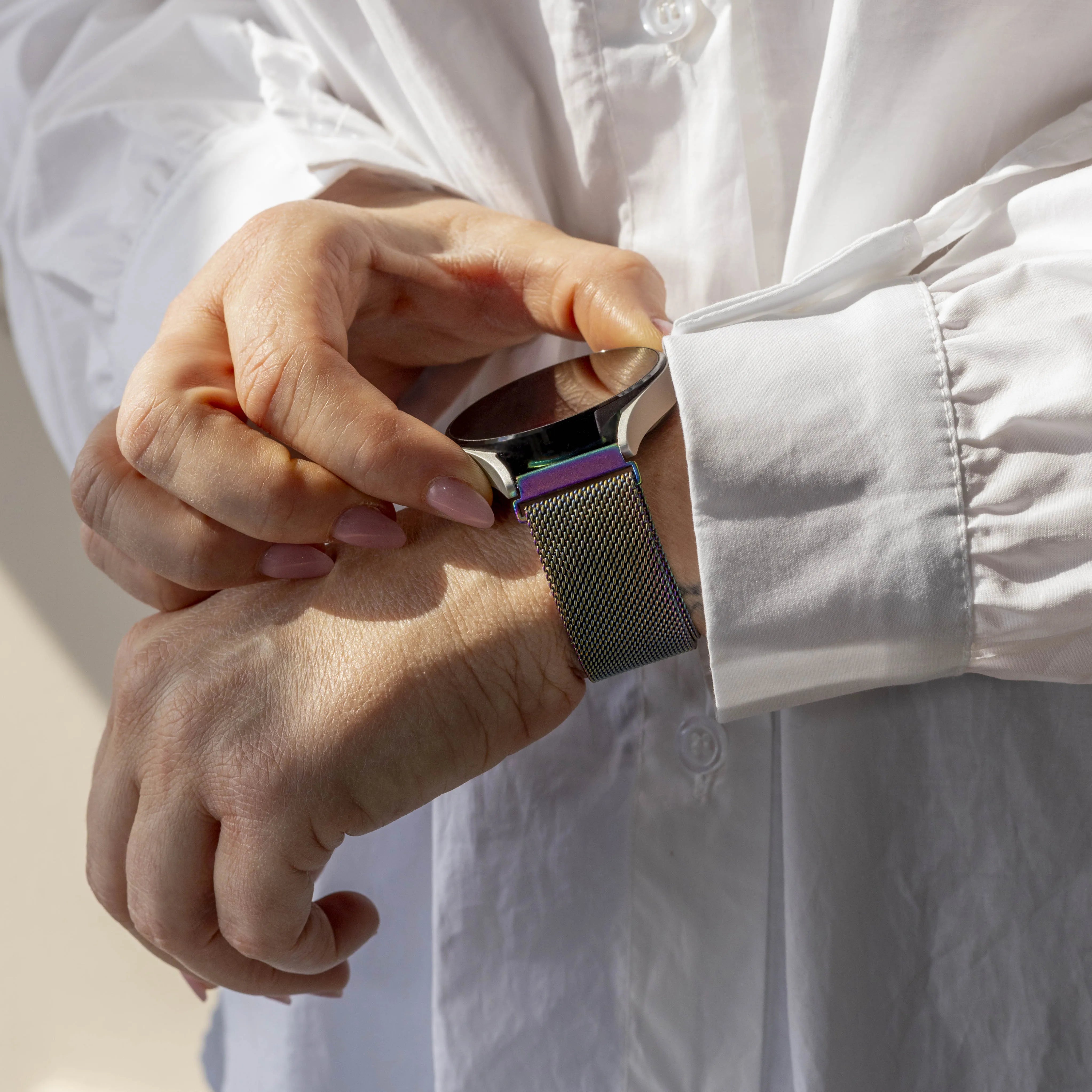 Bracelet Milanais Fossil Gen 5 (arc-en-ciel)