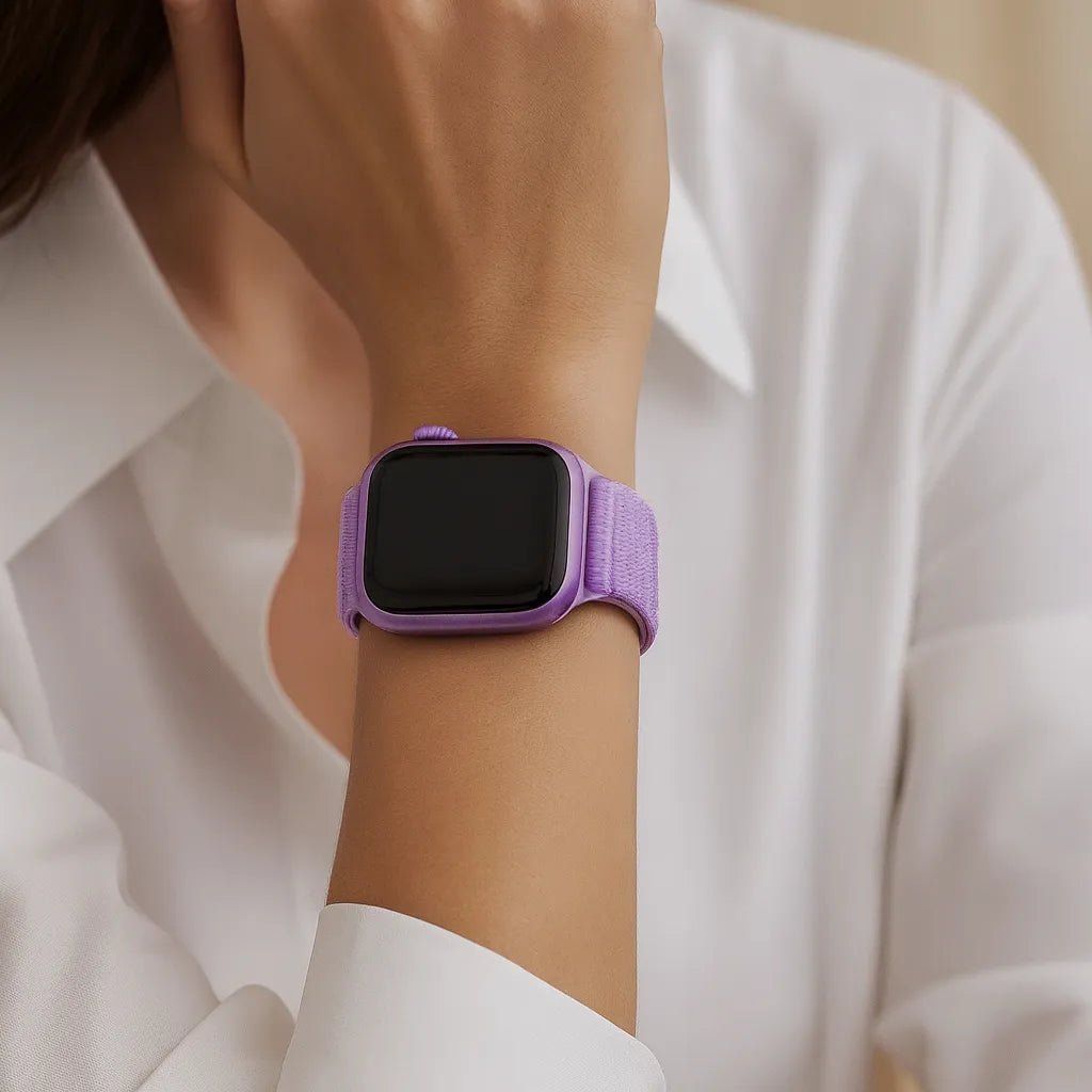 Strap-it Bracelet nylon Wave Apple Watch (violet)
