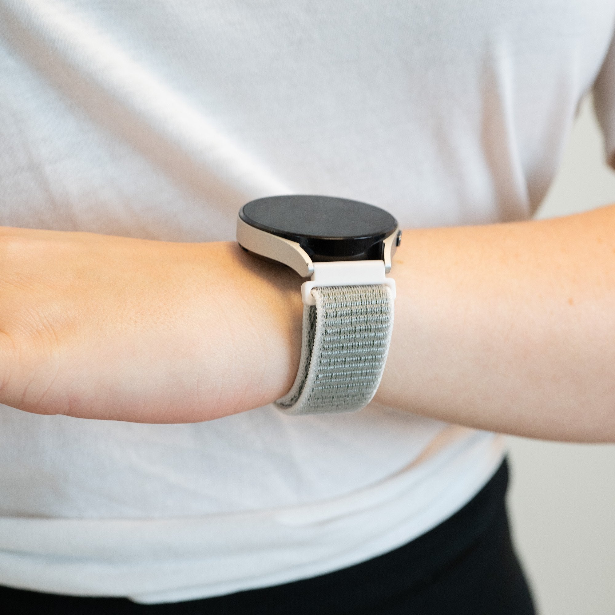 Bandz Bracelet nylon Loop Garmin Vivomove 3 (gris)