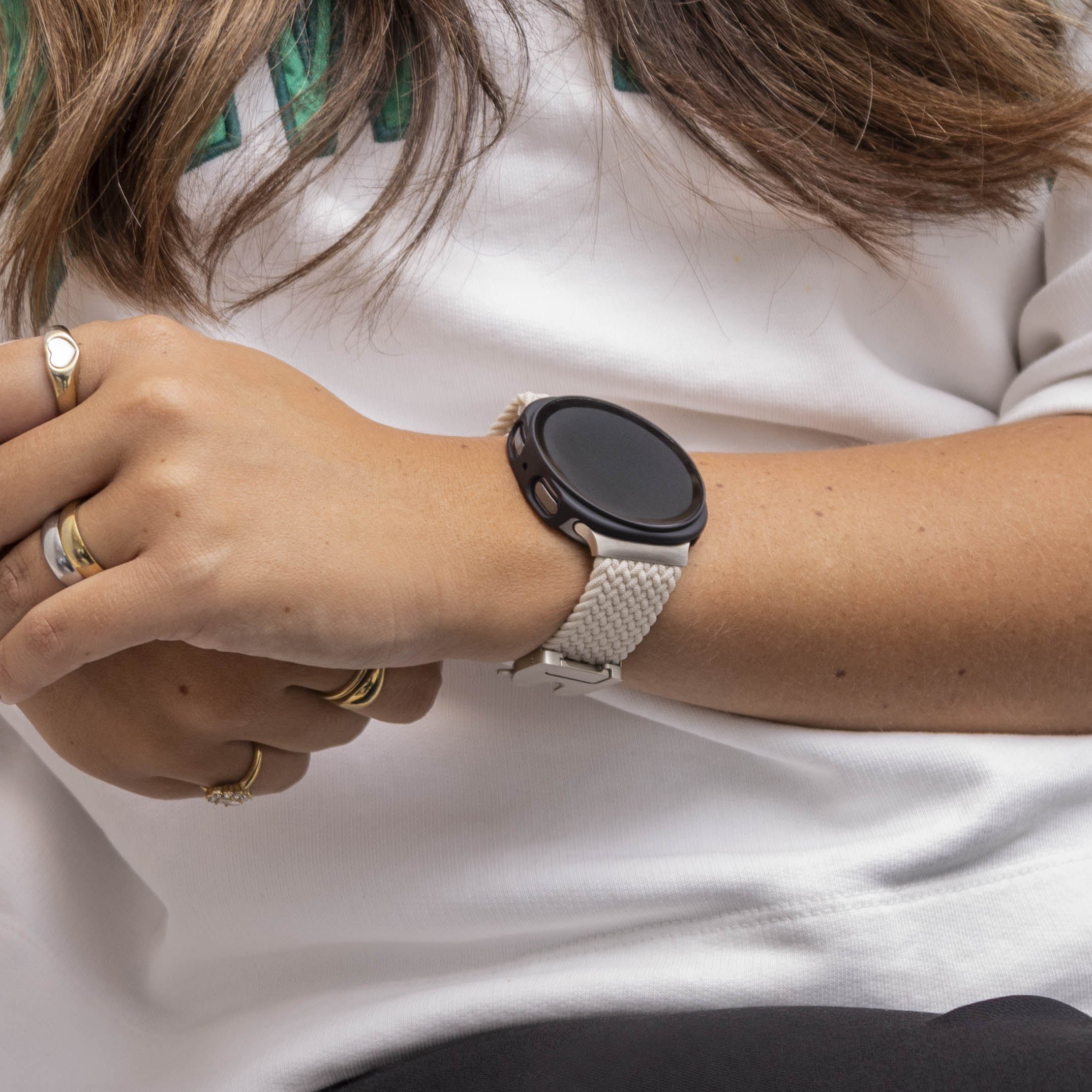 Coque rigide avec pour Samsung Galaxy Watch 8 / 9 44mm (noir)