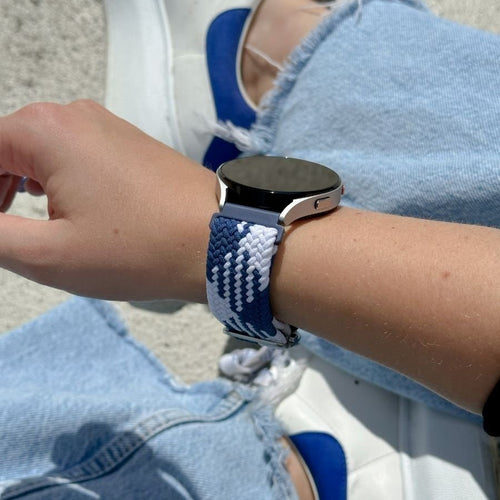 Bracelet tissé réglable Redmi Watch 5 Lite (bleu/blanc)