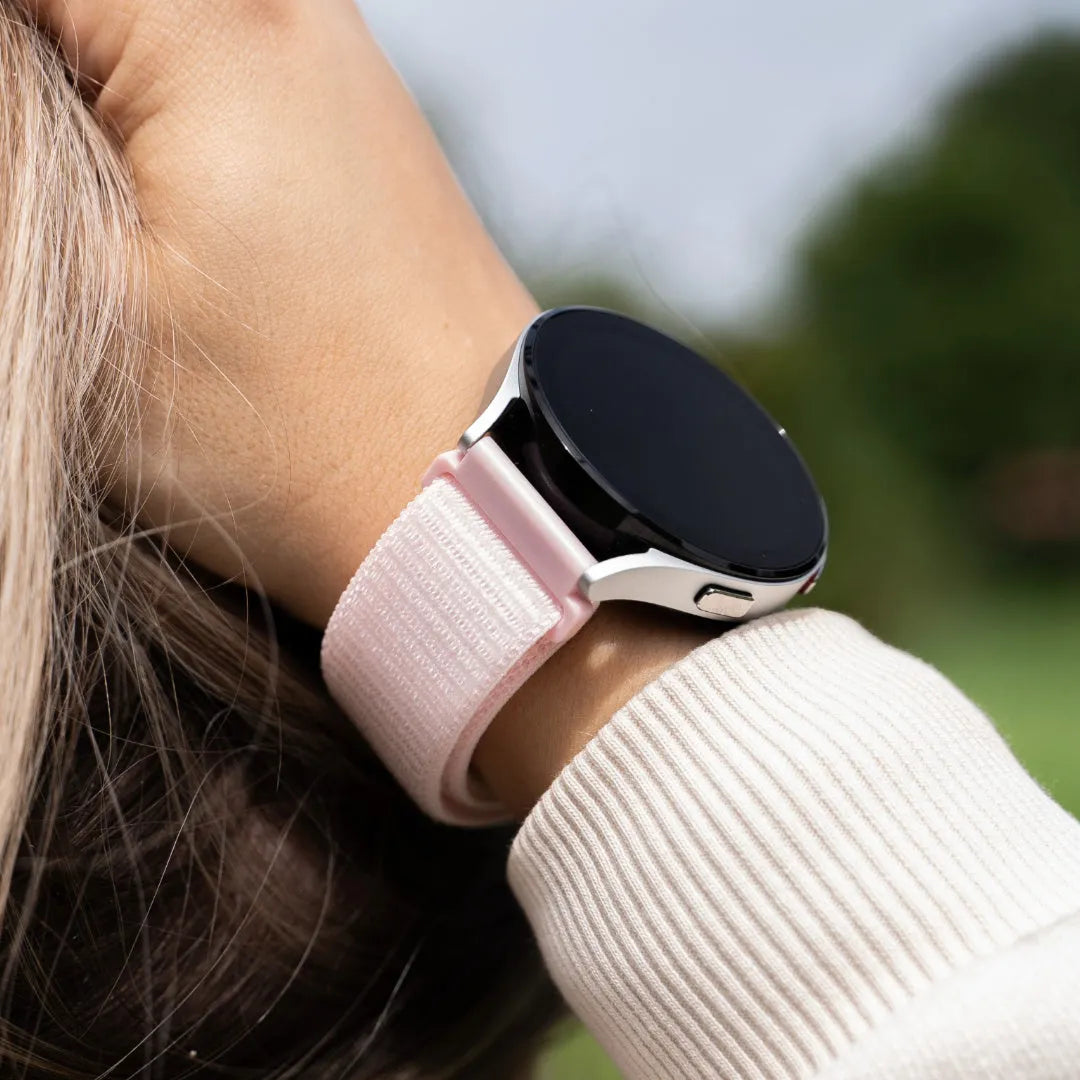 Bracelet nylon Coros Apex 42mm (rose clair)