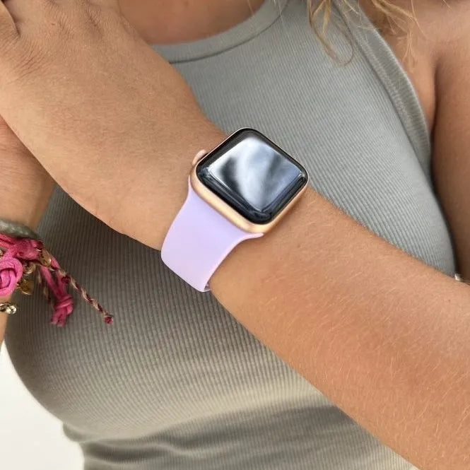 Bracelet silicone xoxo Wildhearts Apple Watch (lilas)