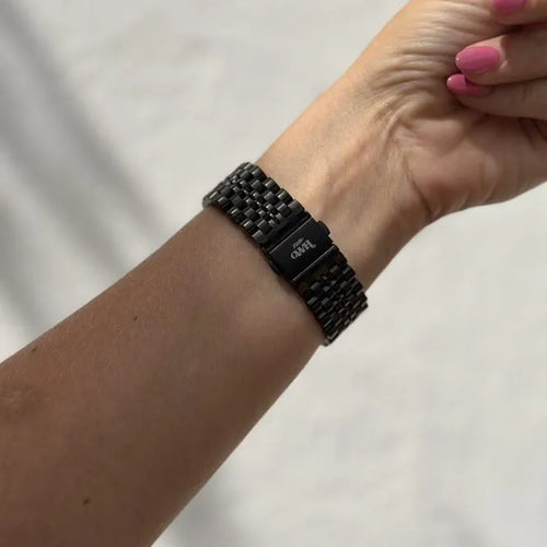 Bracelet acier xoxo Wildhearts Xiaomi Amazfit GTS (noir)