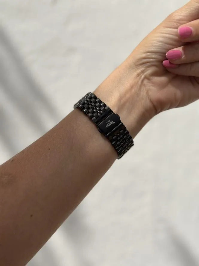Bracelet acier xoxo Wildhearts Fossil Gen 5 (noir)