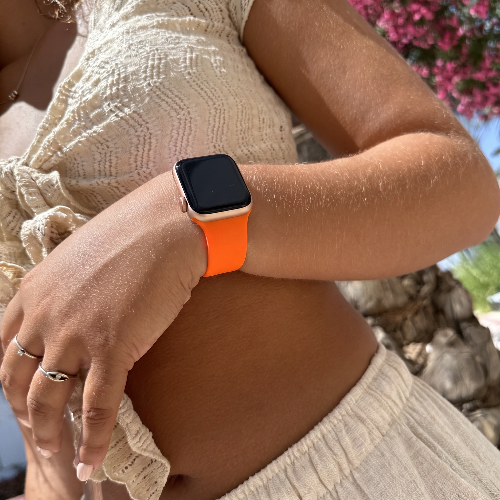 xoxo Wildhearts Bracelet silicone Apple Watch (orange)