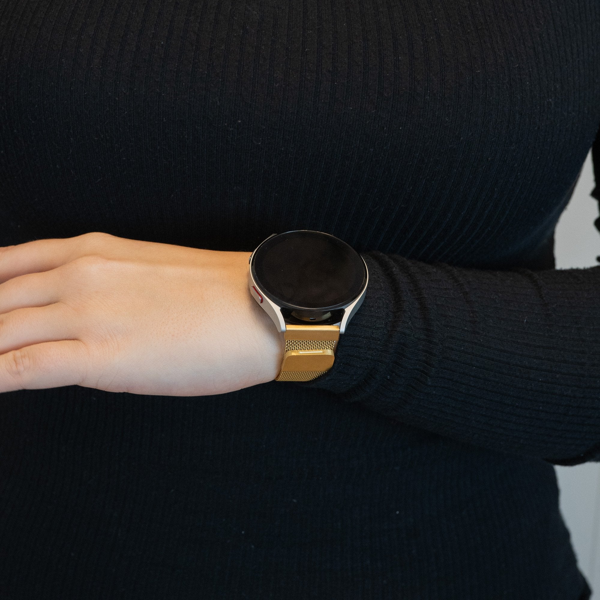 Bandz Bracelet milanais Loop Garmin Vivomove 3 (or)