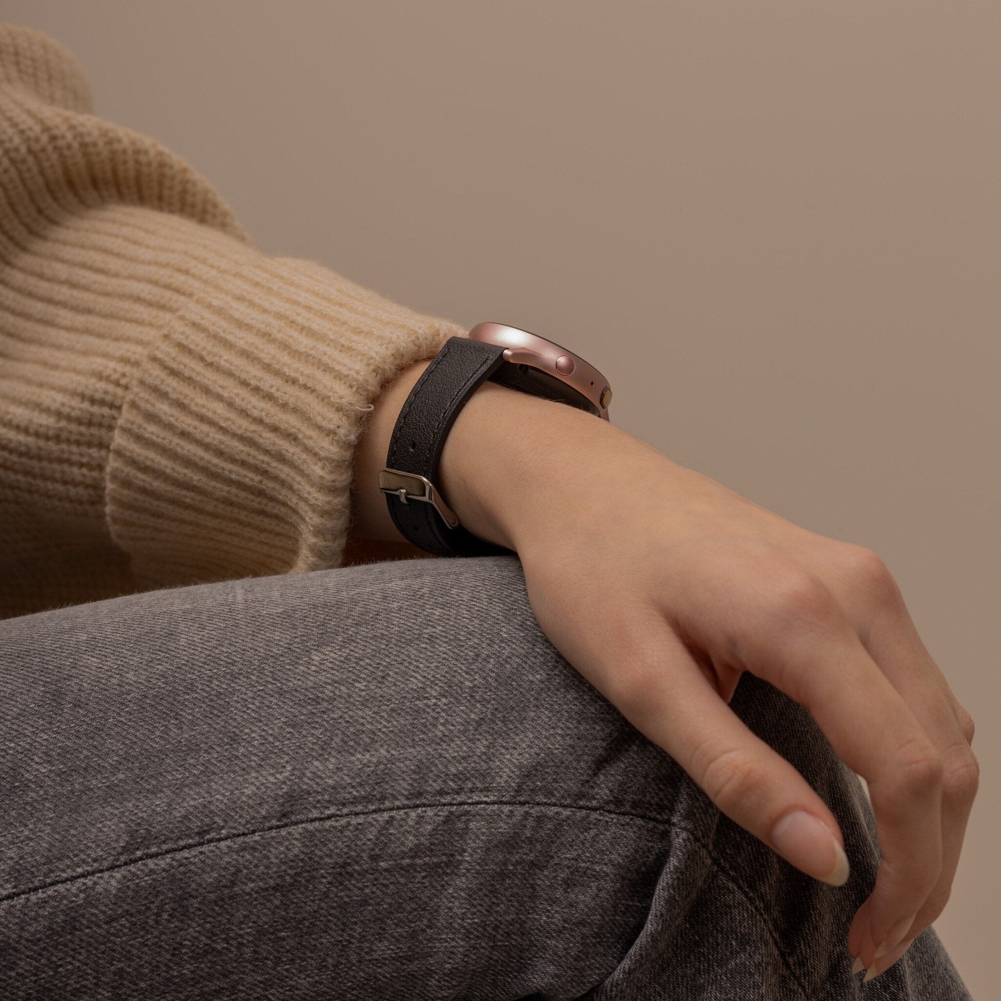 Bracelet cuir Redmi Watch 5 Active (noir élégant)
