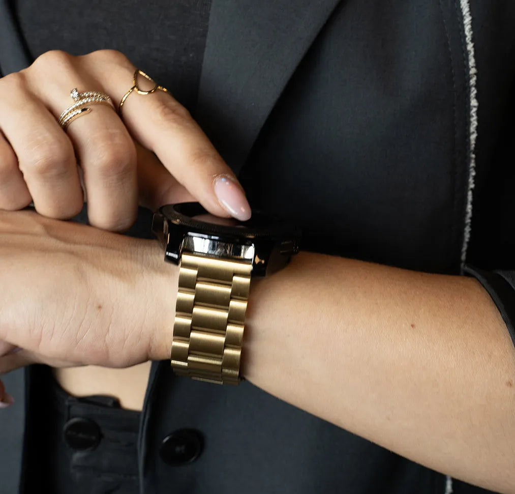 Bracelet acier Amazfit GTS 4 (or)