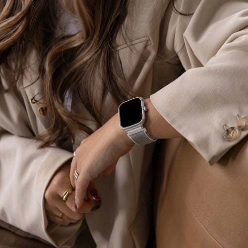 Bracelet nylon Xiaomi Smart Band 8 Pro (gris)