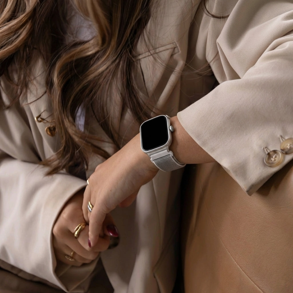 Bracelet nylon Xiaomi Smart Band 8 Pro (gris)