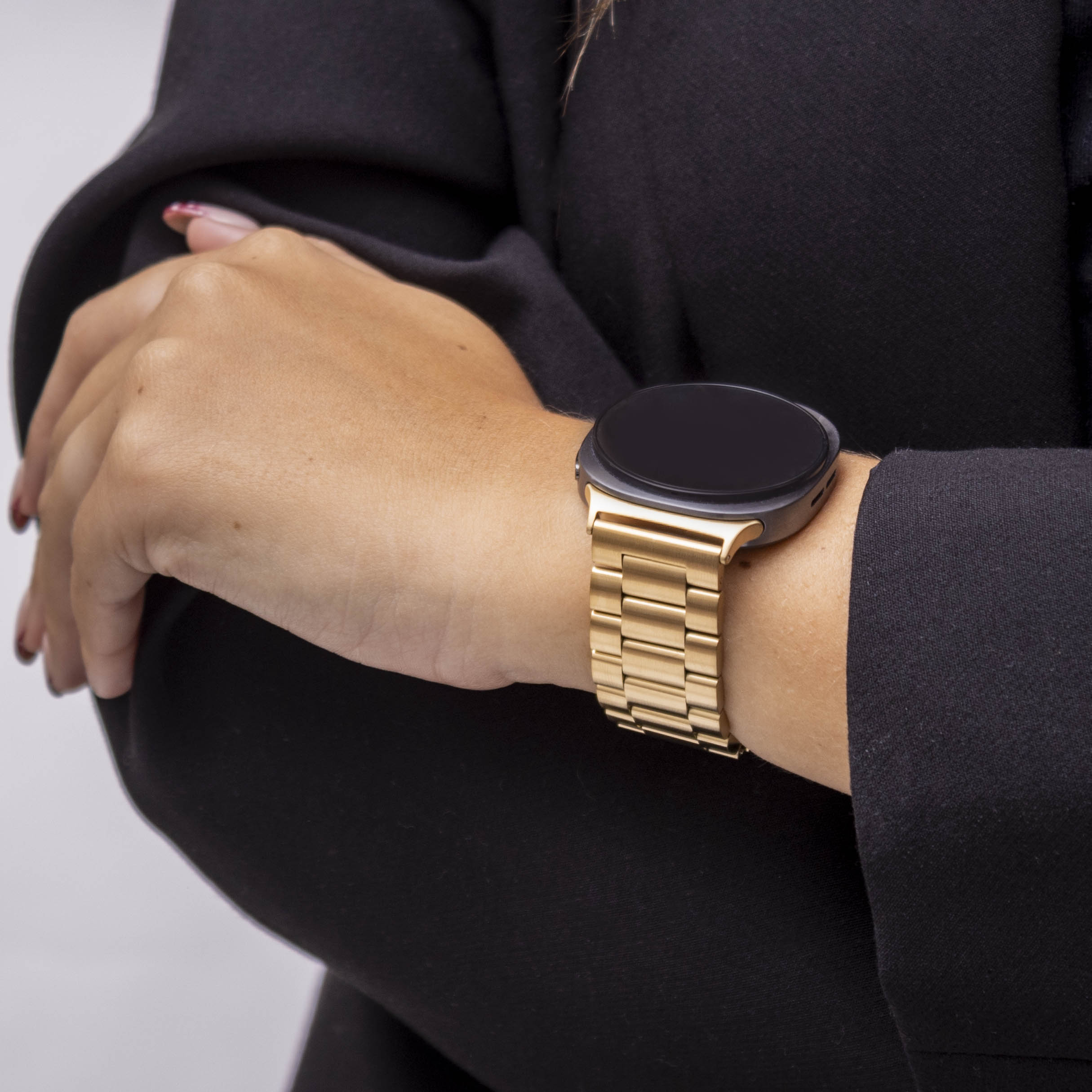 Bandz Bracelet acier 'Classic' Samsung Galaxy Watch 8 - 44mm (doré)