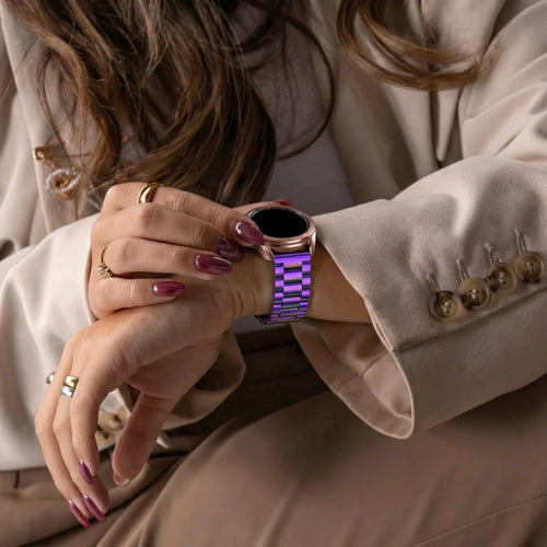 Garmin Vivoactive 6 Steel Strap (Pearlescent)