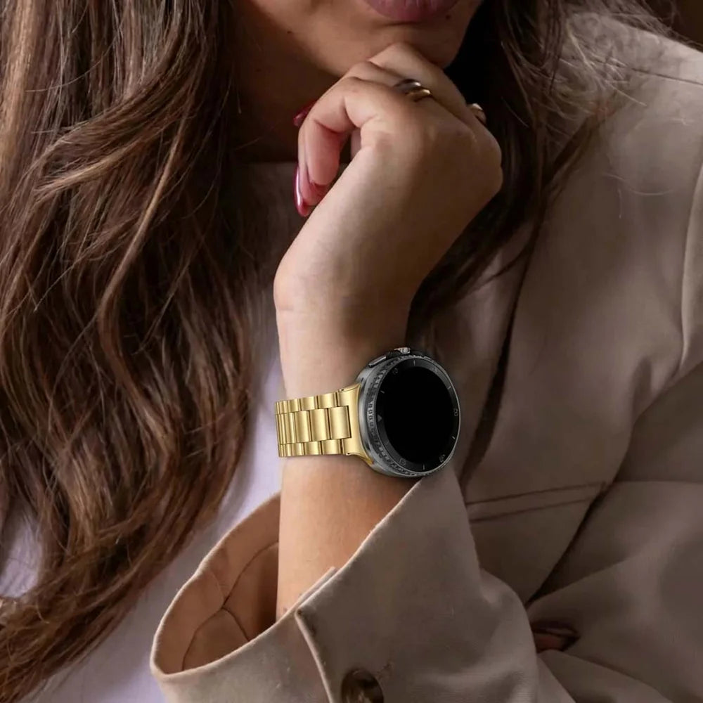Bracelet acier Samsung Galaxy Watch 8 - 44mm (doré)