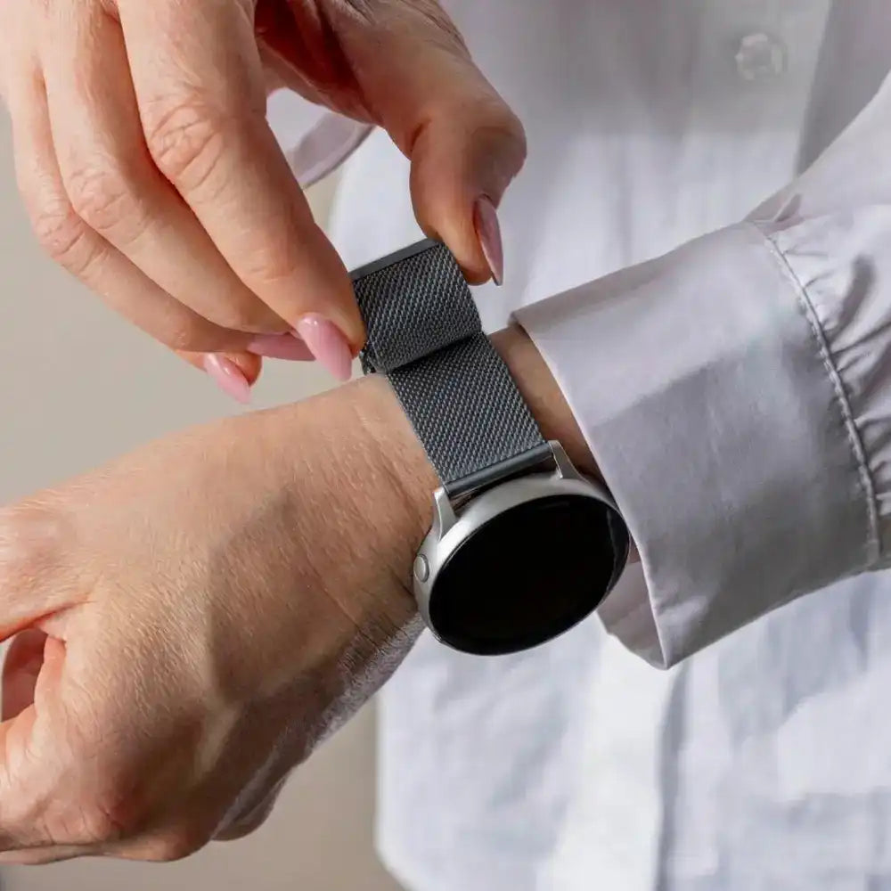 Bracelet milanais Garmin Venu 3s (gris sidéral)