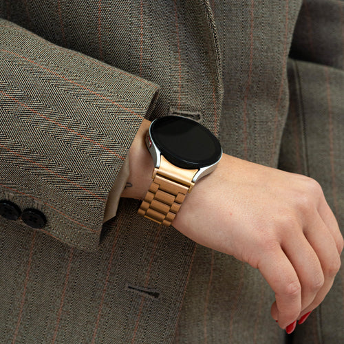 Steel Strap 'One Push', rose gold, lifestyle photo