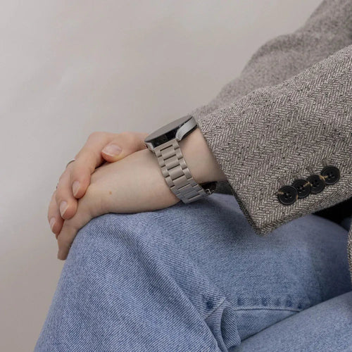 Bracelet acier Amazfit Active (lumière stellaire)