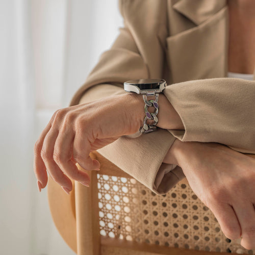 Bracelet chaîne acier Samsung Galaxy Watch 7 - 44mm (argent)