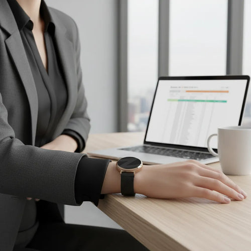 Bandz Zenwatch Lily Milanese Loop Strap (Black)