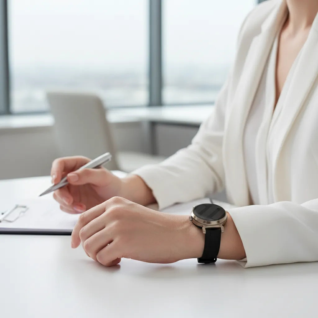 Zenwatch Lily Silicone Strap (Black)