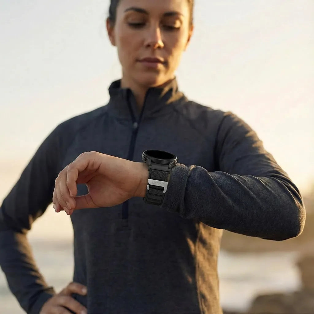 Bandz Bracelet Alpine Suunto Nautic S (noir)