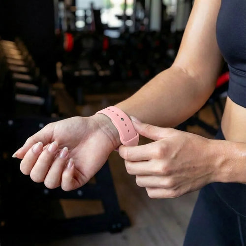 Bracelet silicone Apple Watch (rose) 