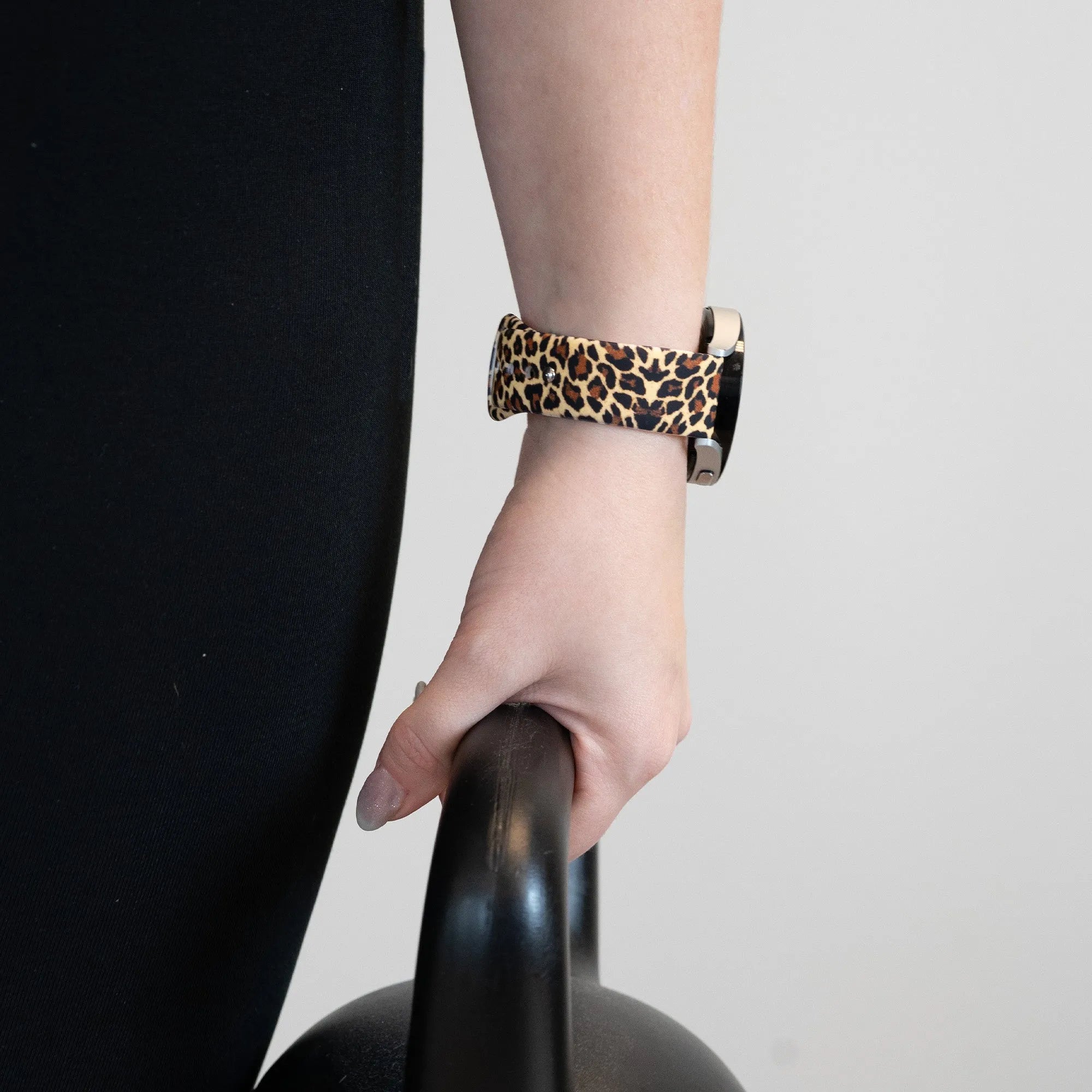 Bandz Bracelet silicone 'Léopard' ICE Smart 3.0 Rectangular 1.78