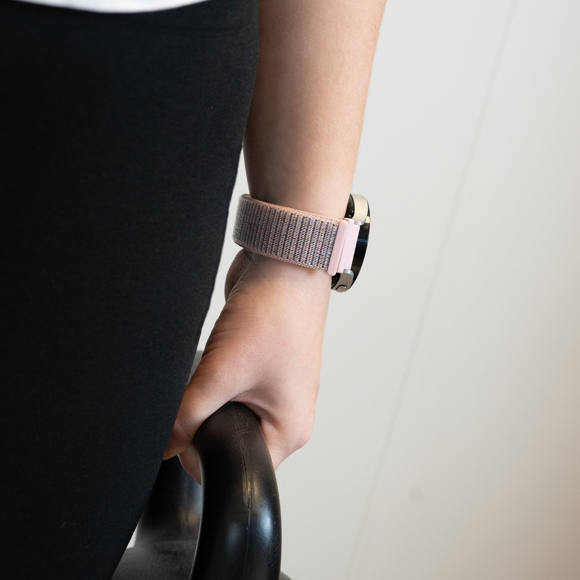 Bandz Bracelet nylon Loop Garmin Vivomove Luxe (rose)