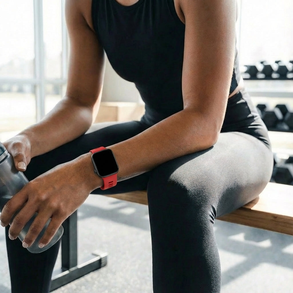 Bracelet silicone Xiaomi Smart Band 8 Pro (rouge)