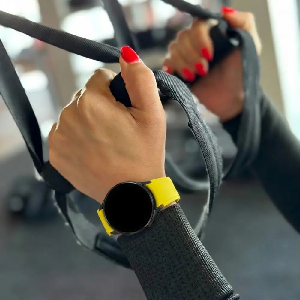 Samsung Galaxy Watch 4 44mm Silicone Strap with Buckle (Yellow)