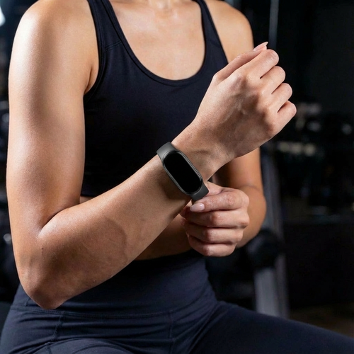 Bracelet silicone Xiaomi Smart Band 8 (noir)