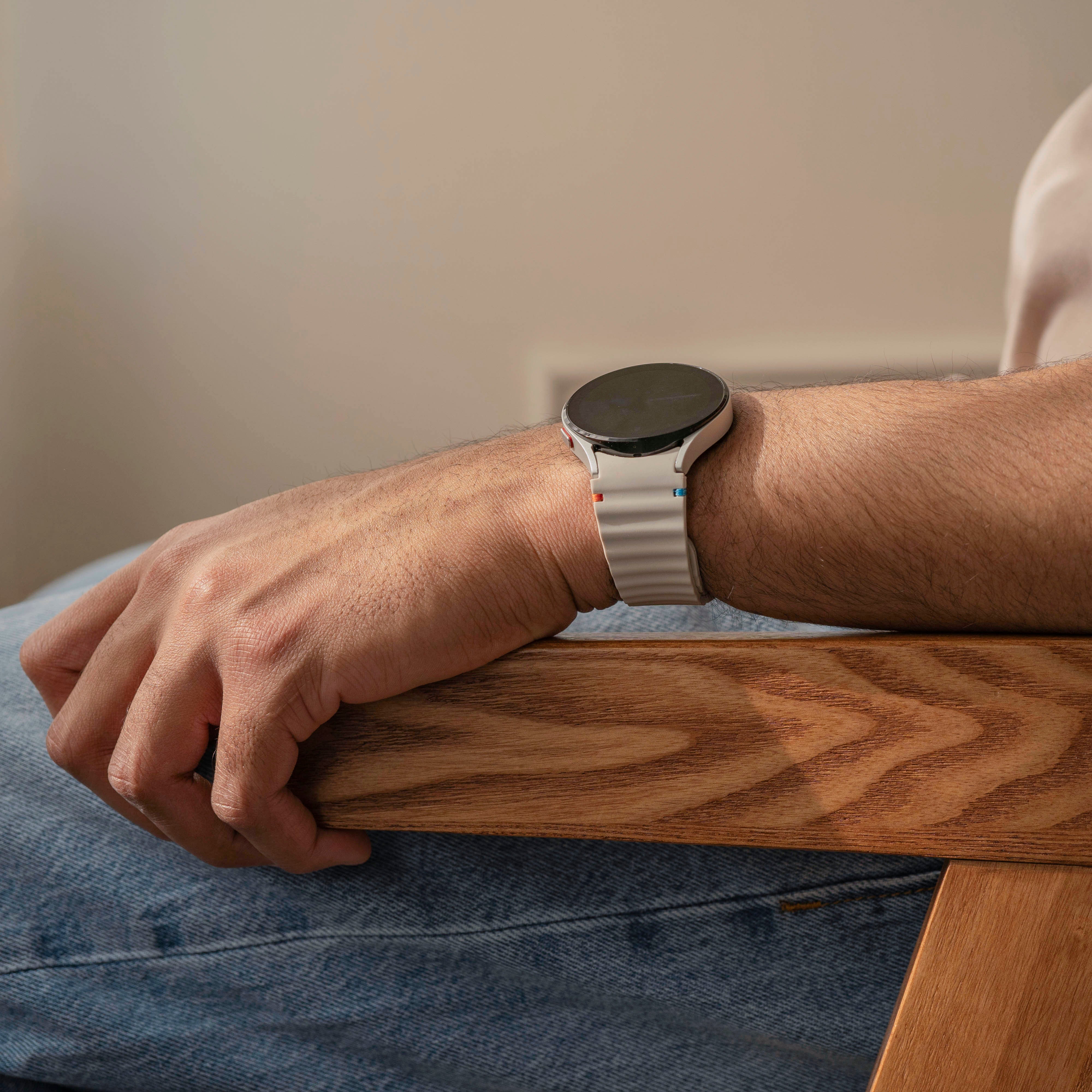 Bracelet Wave Samsung Galaxy Watch 6 Classic 47mm (lumière stellaire)