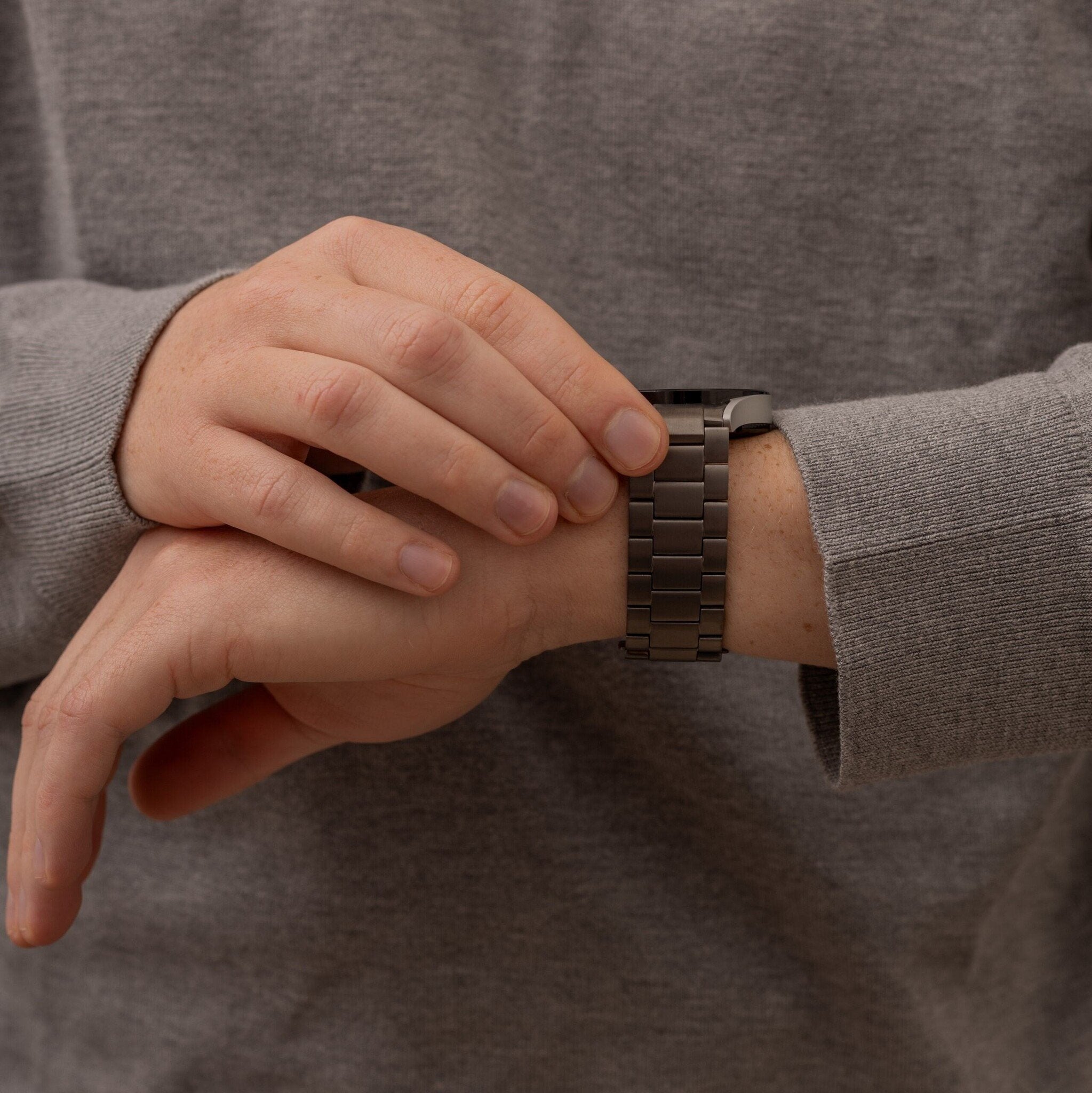 Bracelet titane Samsung Gear Sport (gris)