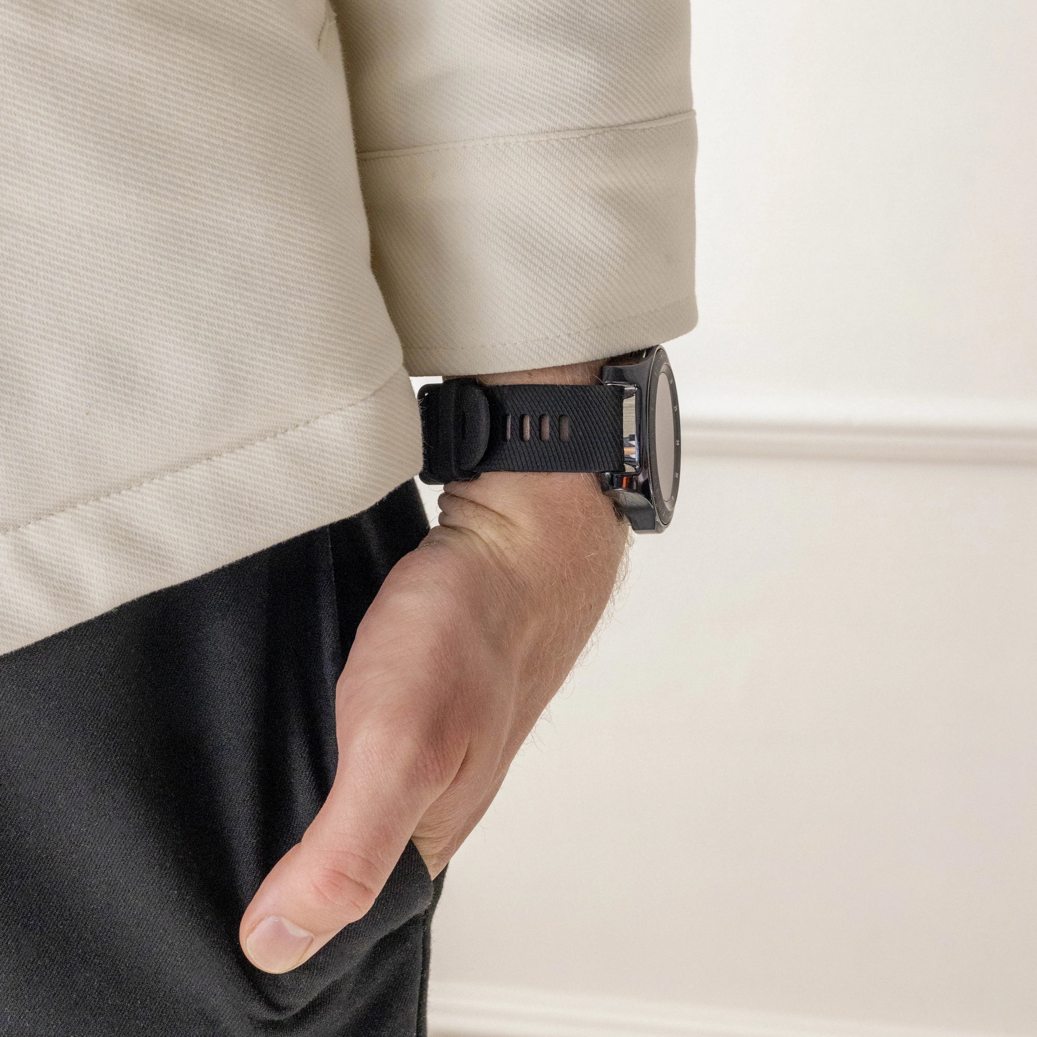 Bracelet silicone Coros Apex 46mm (noir)