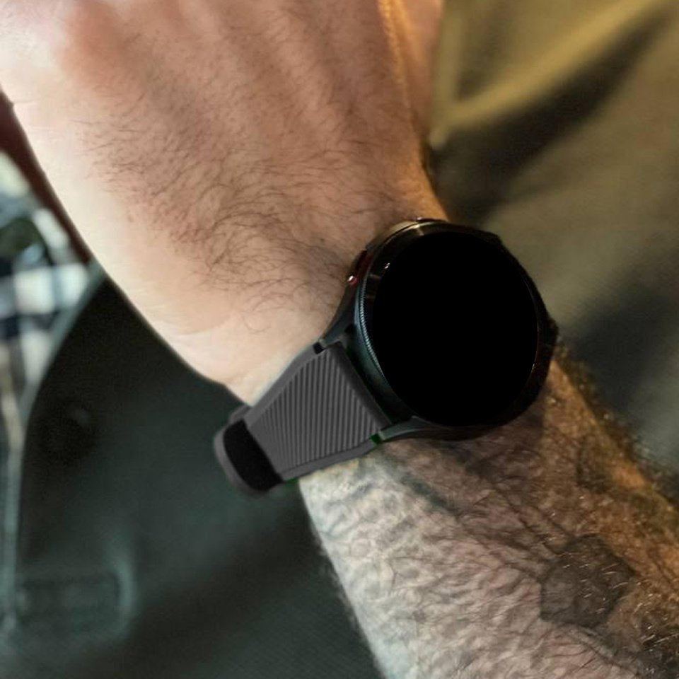 Bracelet silicone Samsung Galaxy Watch 3 45 mm (noir)