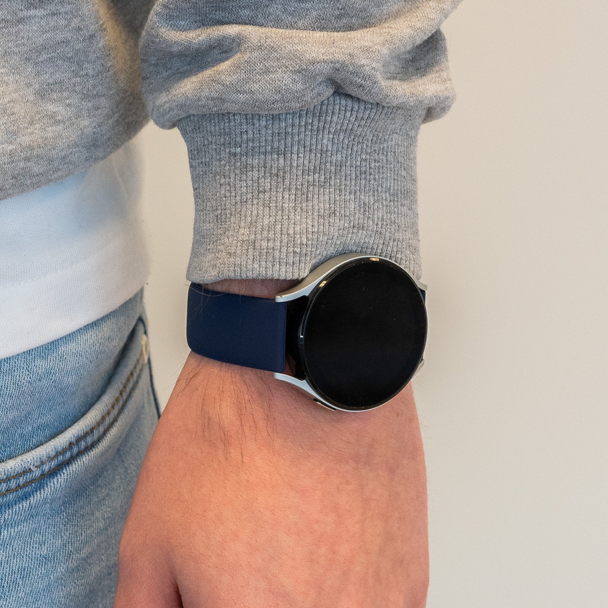 Bandz Bracelet sport 'Deluxe' Huawei Watch GT 7 - 46mm (bleu foncé)