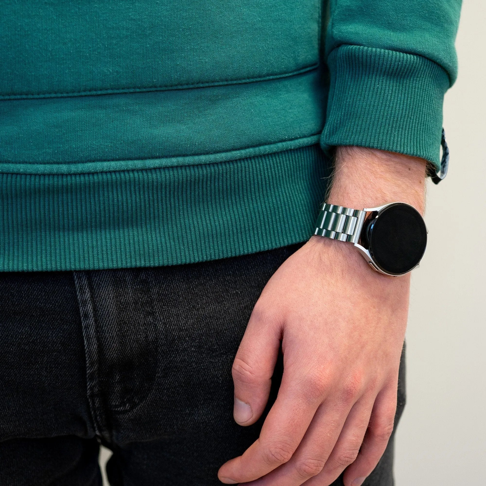 Bandz  Bracelet acier inoxydable  'Classic'  Suunto Race (S) (argent)