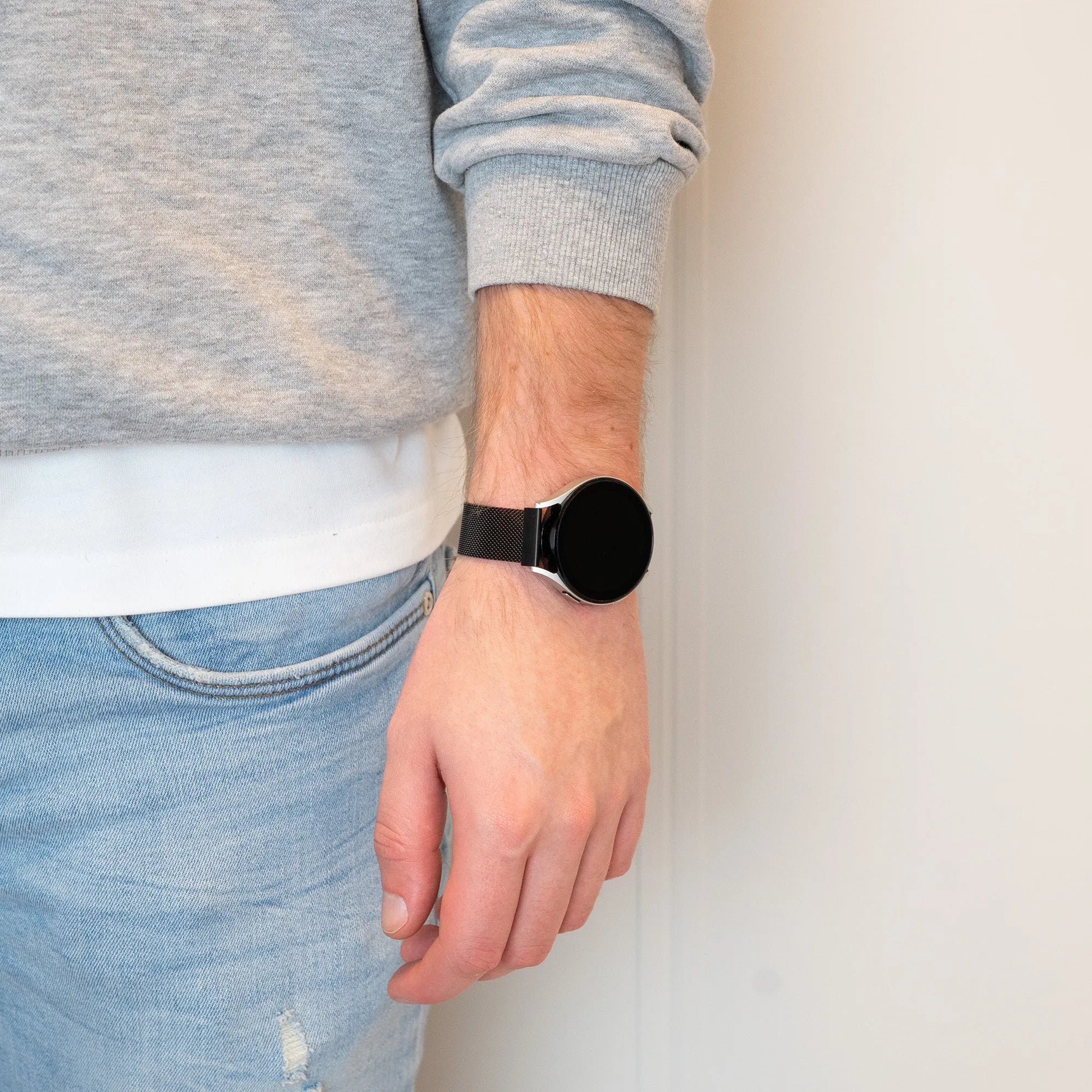 Bandz Bracelet milanaise loop OnePlus Watch (noire)