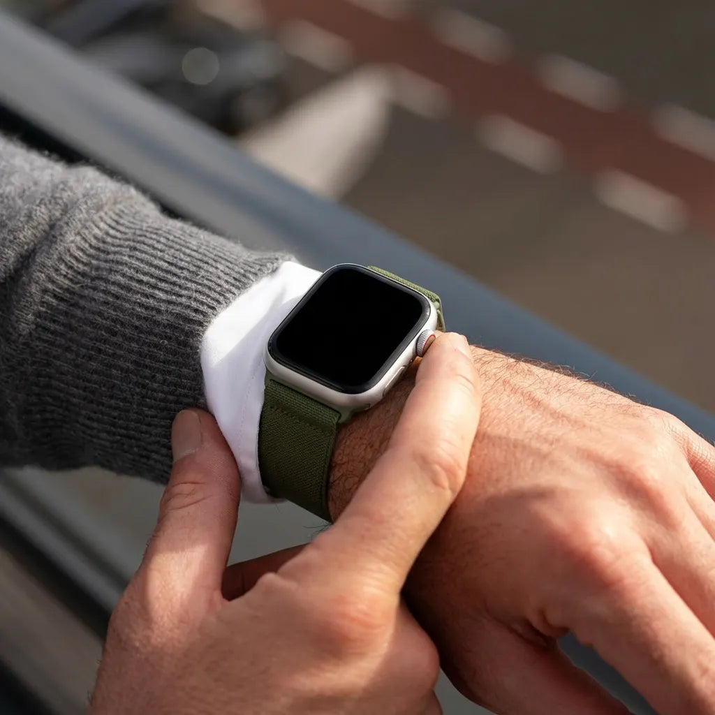Bracelet élastique Apple Watch (vert)