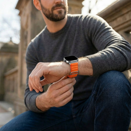 Bracelet nylon Alpine Xiaomi Smart Band 8 Pro (orange)